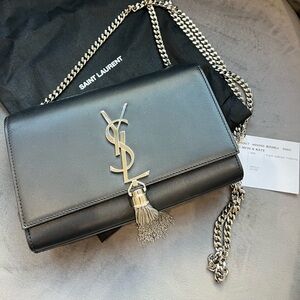 Yves Saint Laurent Classic Monogram Kate Tassel Bag
